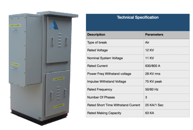 Arezo VCB PANEL technical specification Electrical Panel